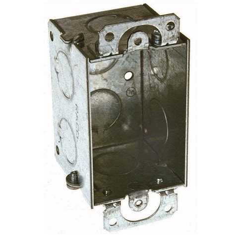 3 gang steel electric box with plaster ears|3 in. x 2 in. Switch Box, Gangable, 3.